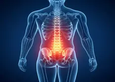 Spine pain illustration