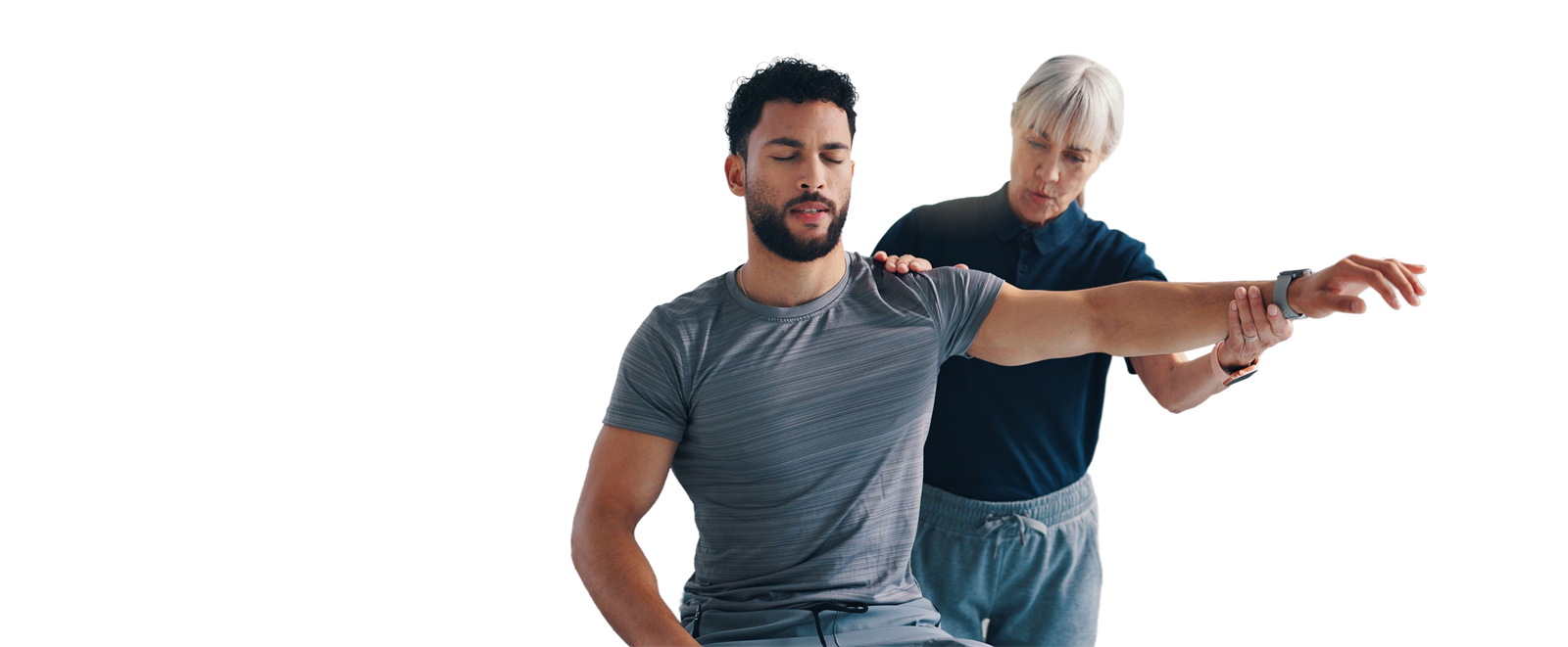 Chiropractic adjustment at Iron Spine Medical